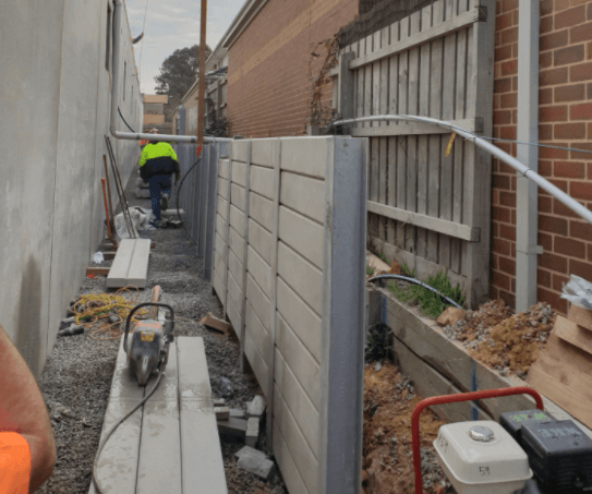 Panel and post retaining wall systems have long been regarded as one of the most straightforward to construct. To build the wall, the concrete posts are first inserted into the ground to form the frame, and then the blocks are slid into place. The wall's interlocking block design allows it to be put together quickly and easily, ensuring years of endurance. They can also be utilized for nearly any height or size for your needs due to their ease of construction. You'll love the simple aesthetic and long-lasting performance our systems create, whether they're higher systems that decrease noise pollution or shorter walls for gardens. When you need a panel and post wall that will last for years, ours will always meet or surpass your expectations.